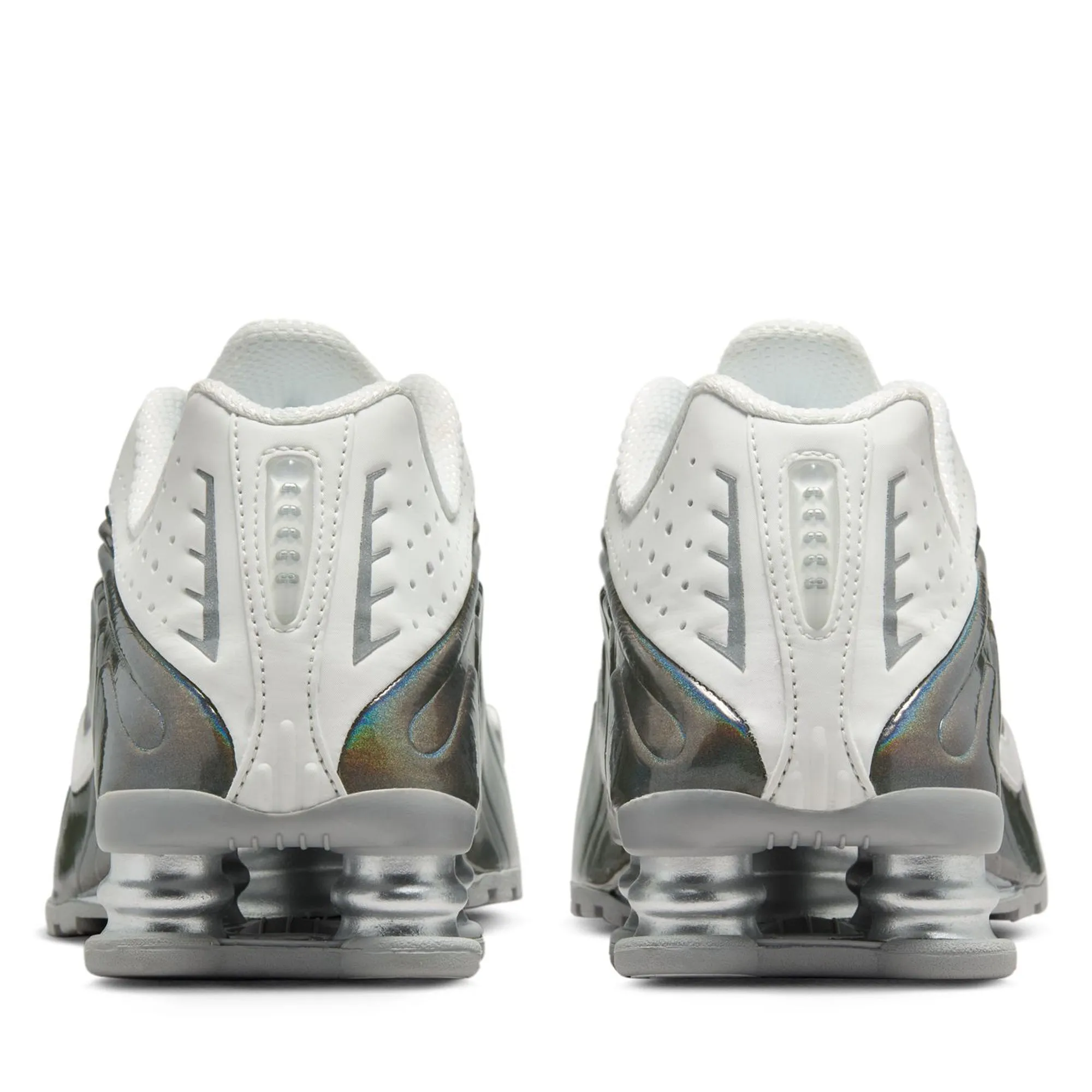 Max Agility Kinetic Stability Women's Nike Shox R4 - Summit White/Hydrangeas