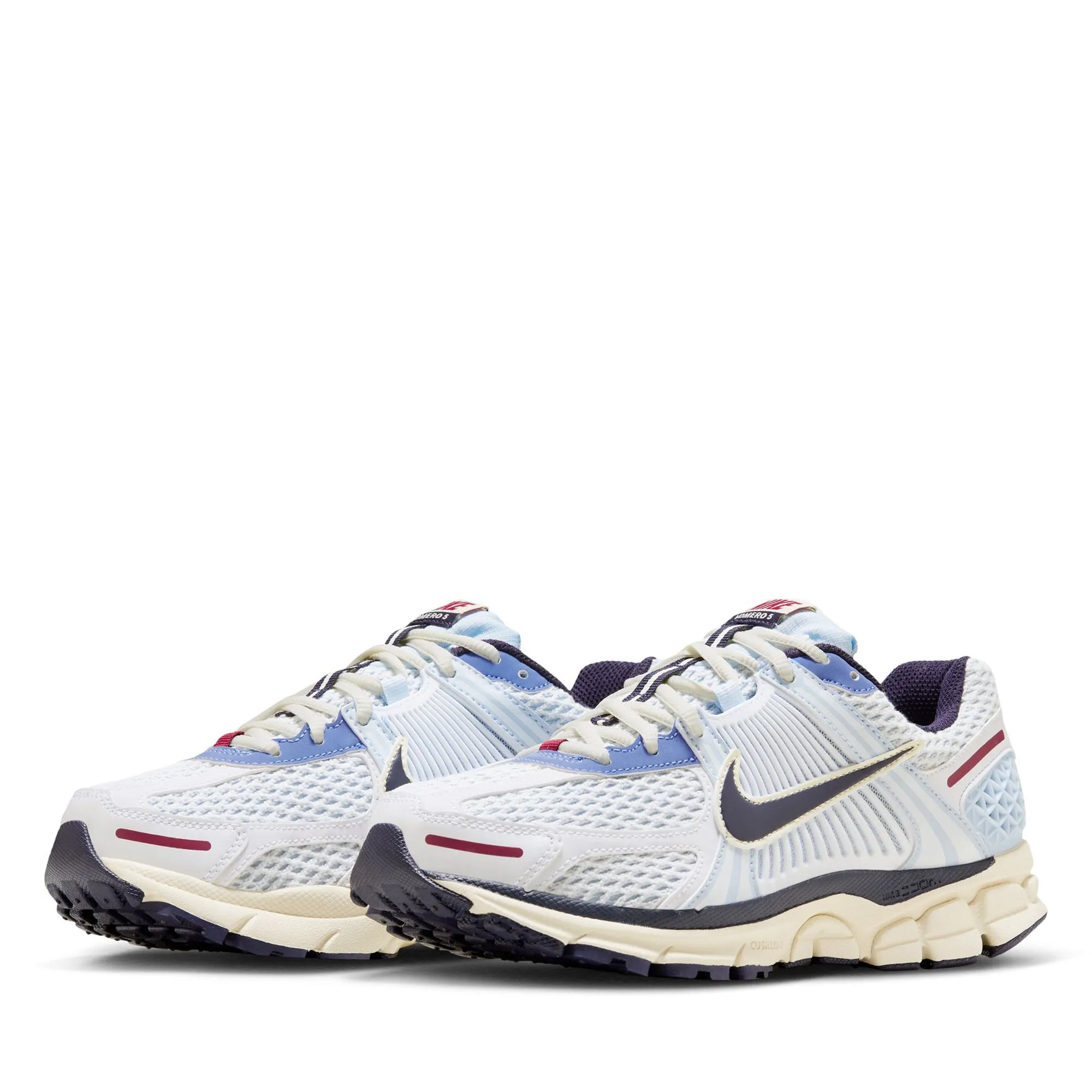 Quick lacing Women's Nike Zoom Vomero 5 - Blue Tint/Purple Ink