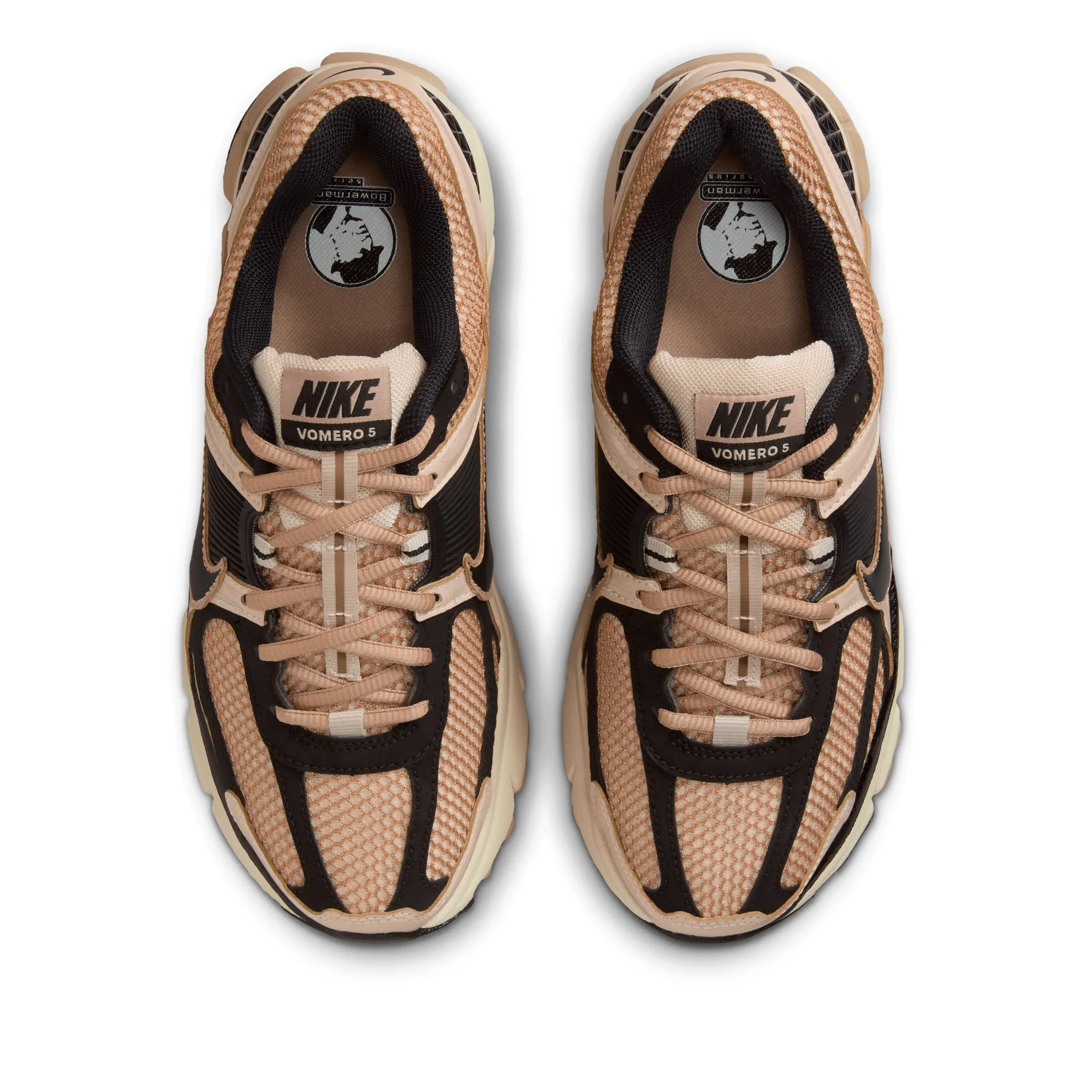 Women's Nike Zoom Vomero 5 - Sanddrift/Black Cold Friendly Seamless Toe Box