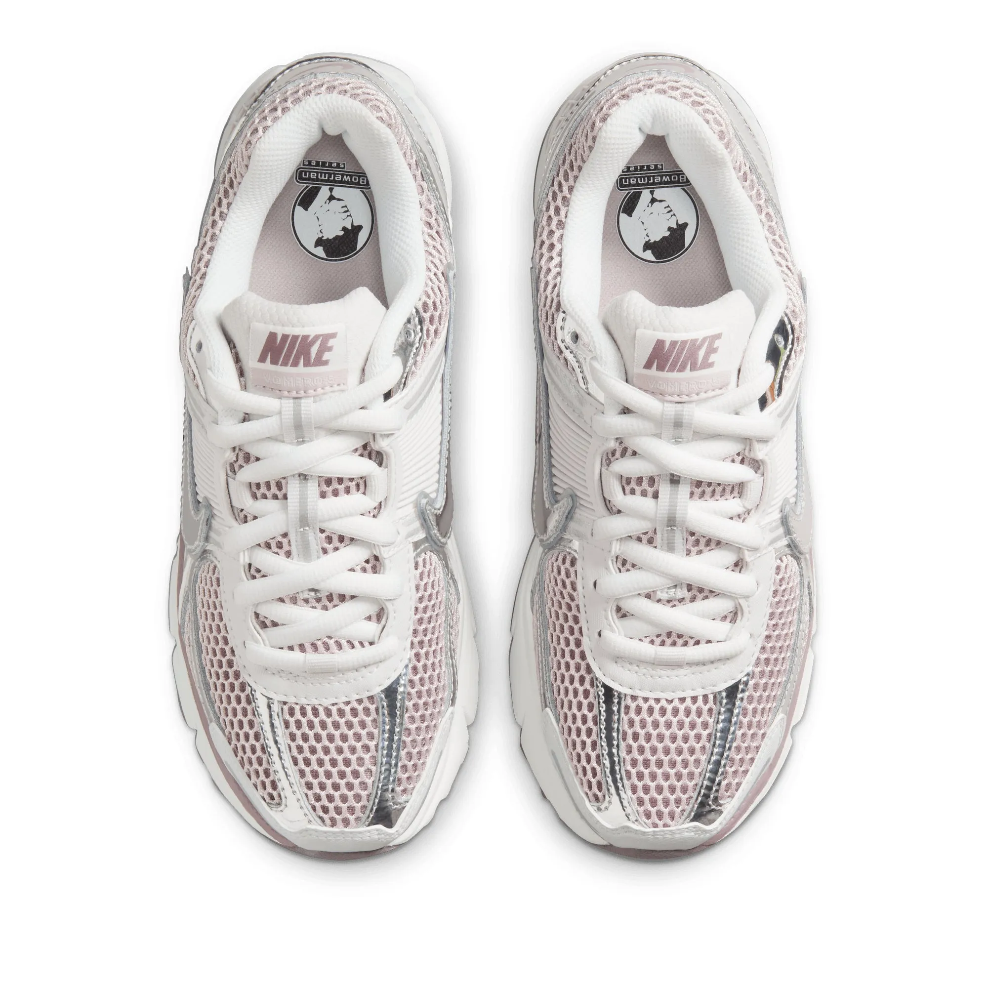 Women's Nike Zoom Vomero 5 - Vast Grey/Metallic Silver Anti Slip Rubber Outsole