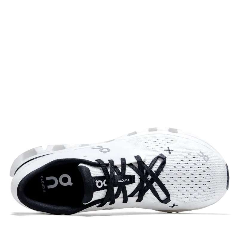 Women's On Cloud X 4 - Ivory/Black Quick Boost Training Essentials