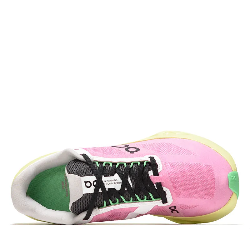 Women's On Cloudsurfer Next - Pink/Limelight Commuter Choice