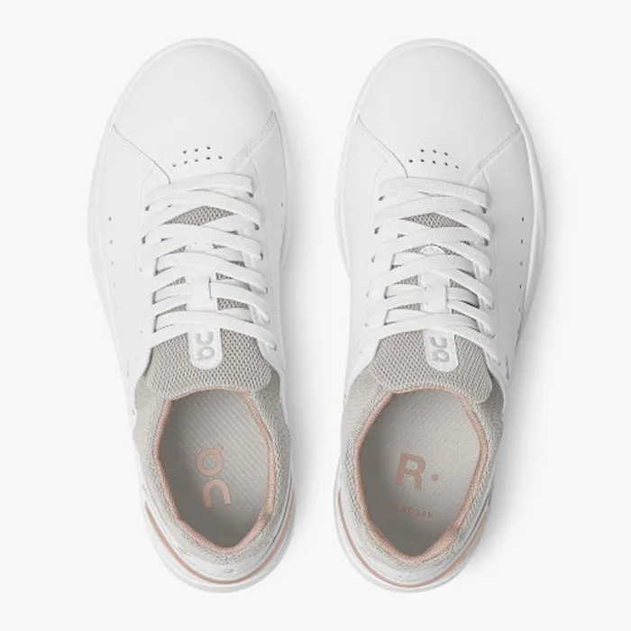 Womens On Running The Roger Advantage White/Rose outdoor chill