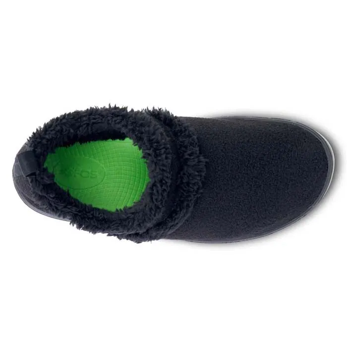 Comfort quality supportive insole Womens Oofos Oocoozie Low in Black