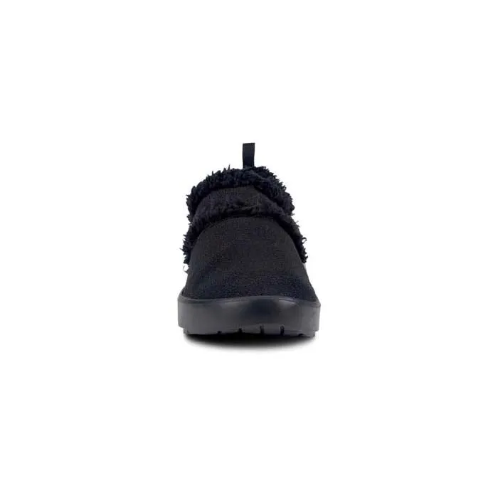 Womens Oofos Oocoozie Low in Black Party Ready Comfort Heel