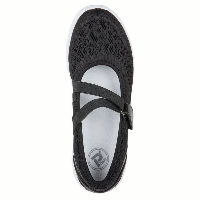 Womens Propet Travelactiv Mary Jane in Black Foot Cushion