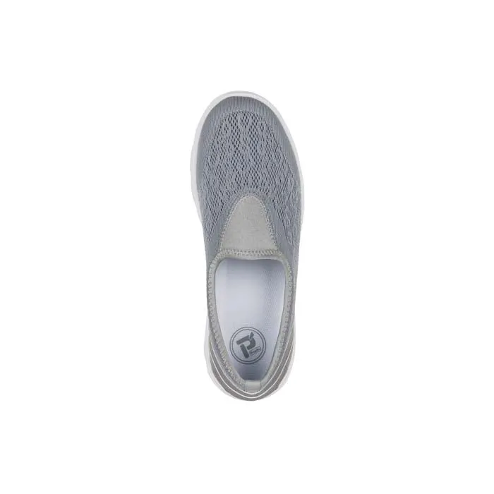 Warm Fit Womens Propet Travelactiv Slip-On in Silver