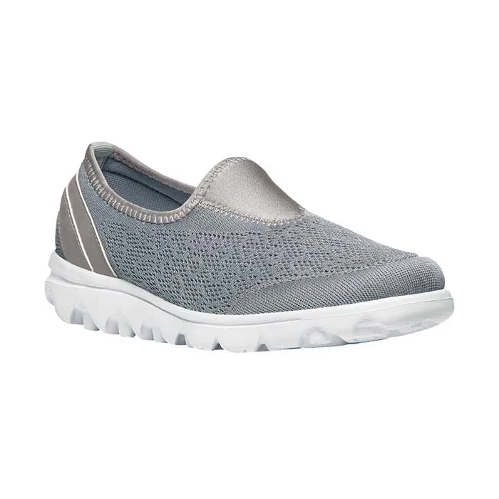 Womens Propet Travelactiv Slip-On in Silver Everyday Move