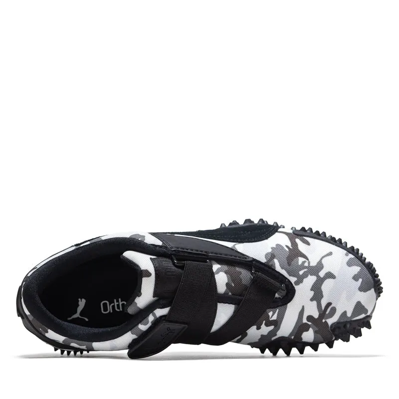 Women's Puma Mostro Camo - Black/Cast Iron Grip Texture Contoured Foot Arch