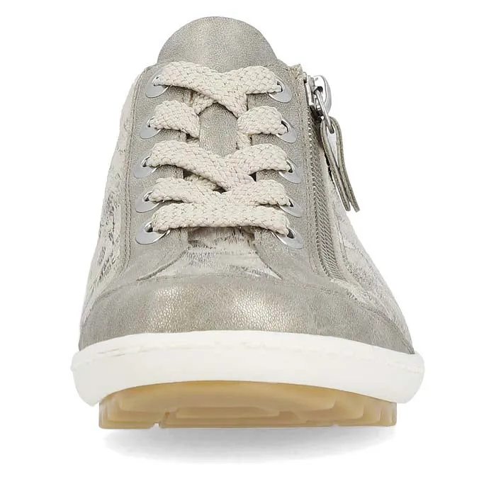 Womens Remonte Liv 02 in Perle/Beige Metallic Street Motion Sun Jog
