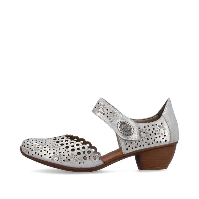 Chic Footwear Active Steps Womens Rieker Mirjam 2.0 in Silver