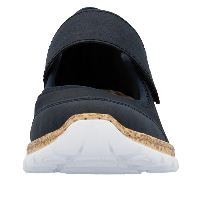 Chill Essential Versatile Look Womens Rieker Nikita 99 in Pazifik/Marine/Schwarz