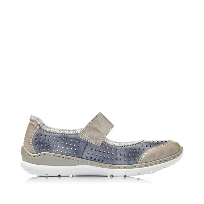 Womens Rieker Nikita MJ Steel/Jeans Comfort City Wear