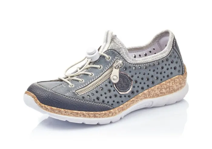 Womens Rieker Nikita P6 in Pazifik Creek Path