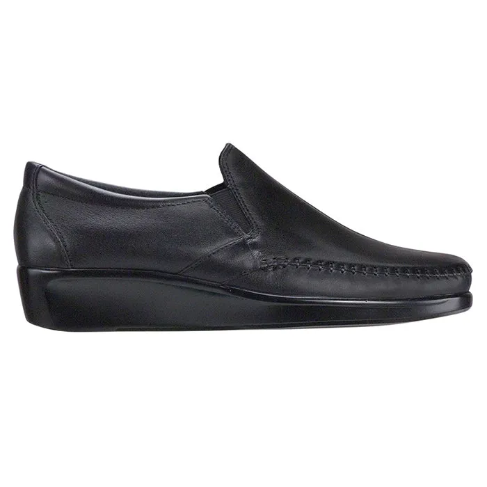 mesh material Womens SAS Dream Slip On Loafer Black