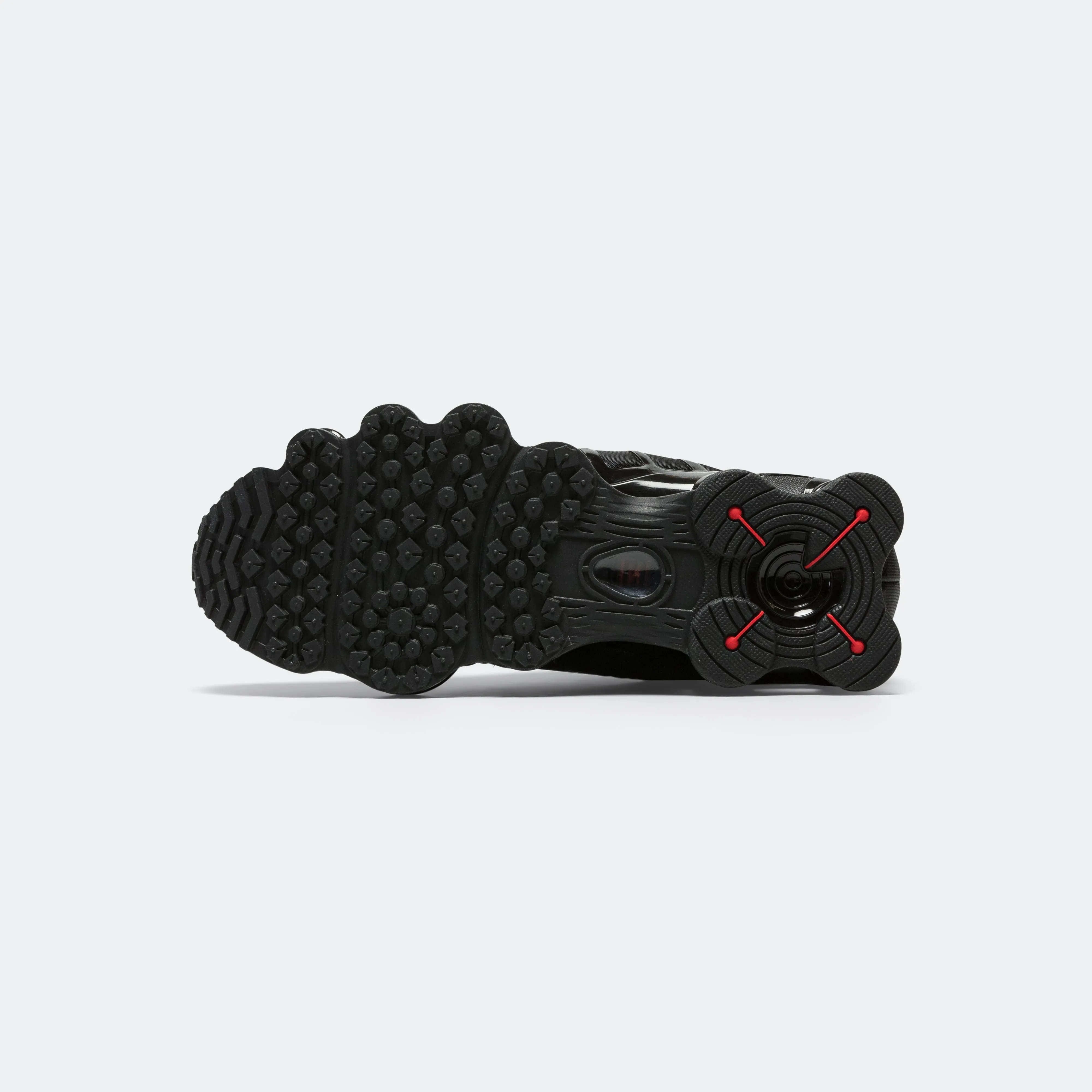 Speed Friendly Womens Shox TL - Black/Black-Metallic Hematite-Max Orange