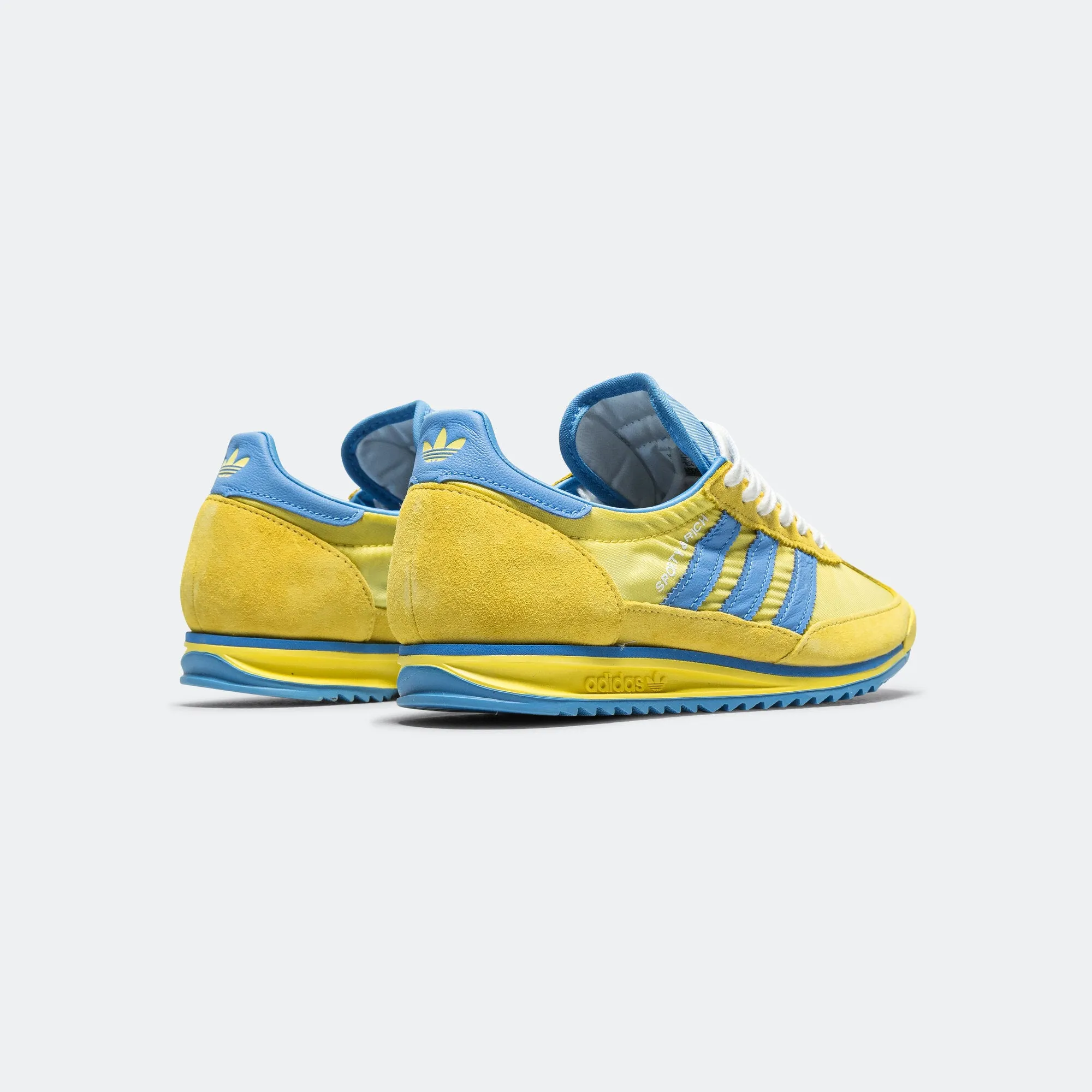 Womens SL72 x Sporty & Rich - Light Yellow/Real Blue-Footwear White Sporty Impact Safe