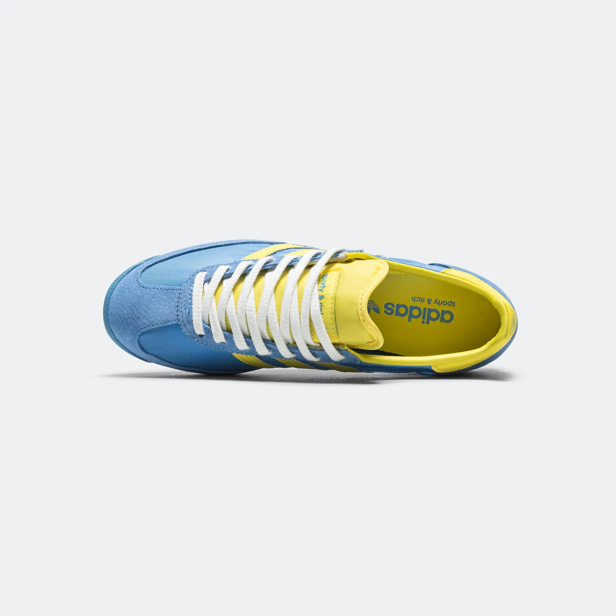 Adjustable Closure Womens SL72 x Sporty & Rich - Real Blue/Light Yellow-Footwear White