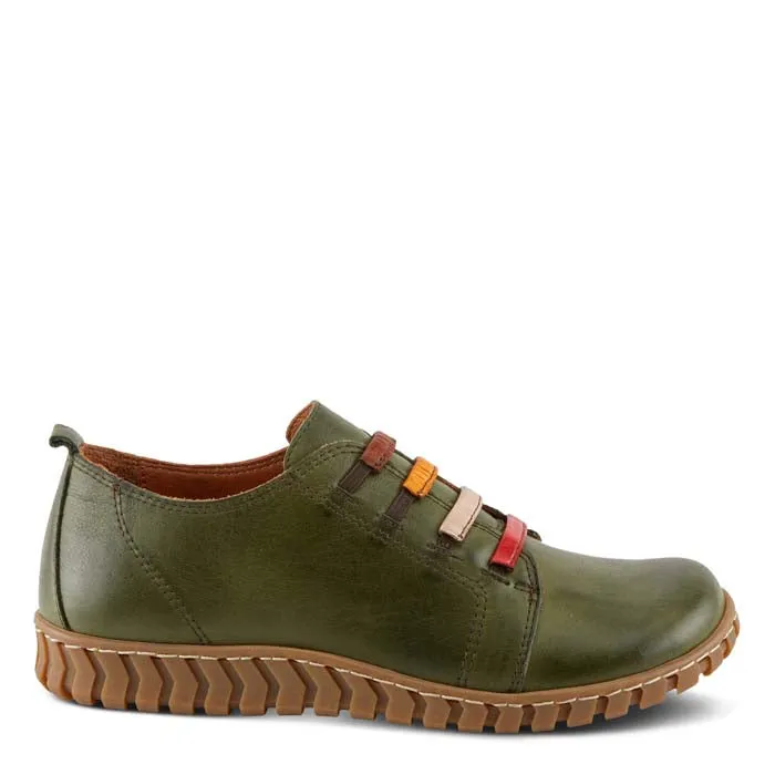 Womens Spring Step Emmalina in Olive Stylish Minimal Fast pace