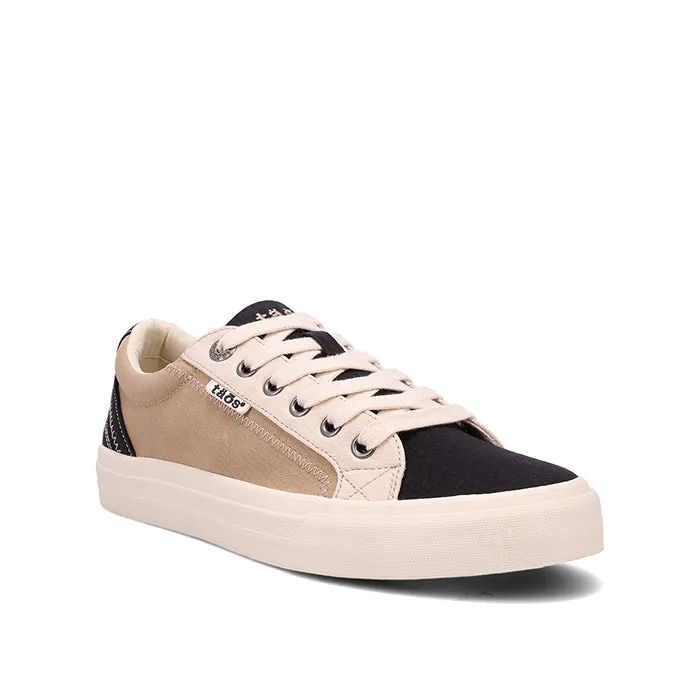 Womens Taos Plim Soul in Black/Tan Multi Fresh Steps Long Miles