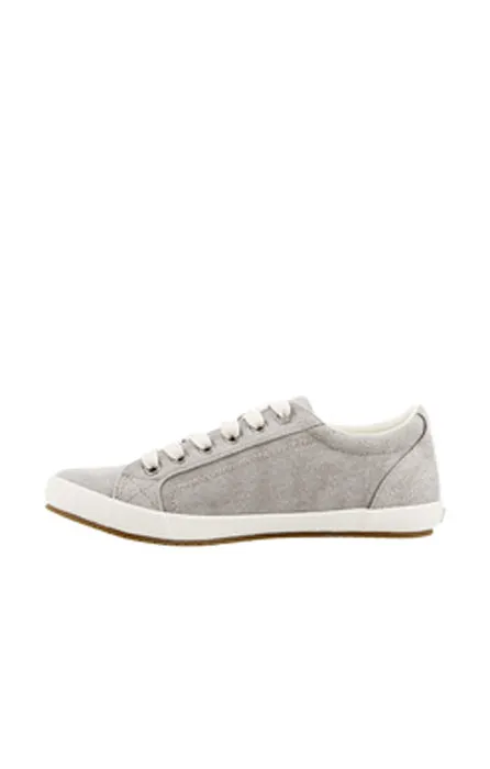 Vent Zones Womens Taos Star Grey Wash Canvas