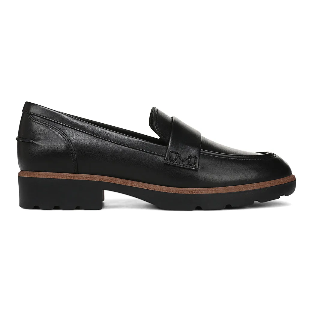 Womens Vionic Cleo Loafer in Black No Slip Every Moment