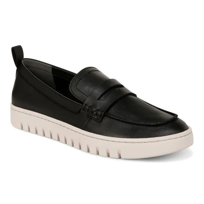 Womens Vionic Uptown Leather in Black Foot Form Soft Lining