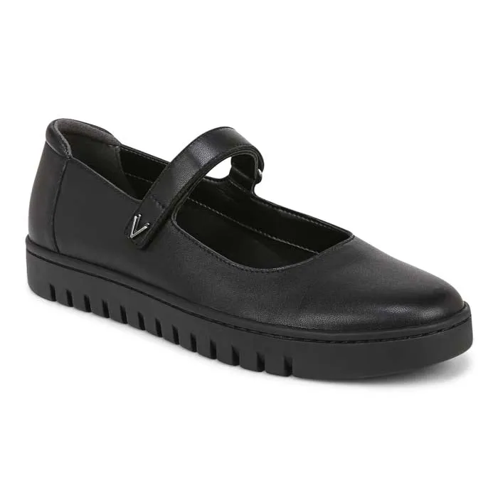 Run Light Womens Vionic Uptown Mary Jane in Black