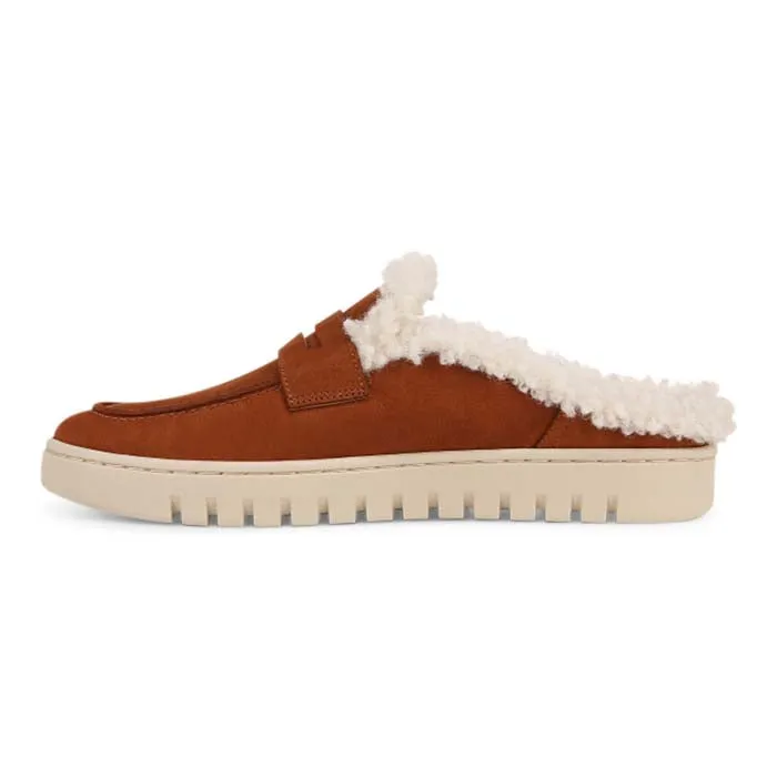 Womens Vionic Uptown Mule in Brandy Meal Go Anti   Slip Feature