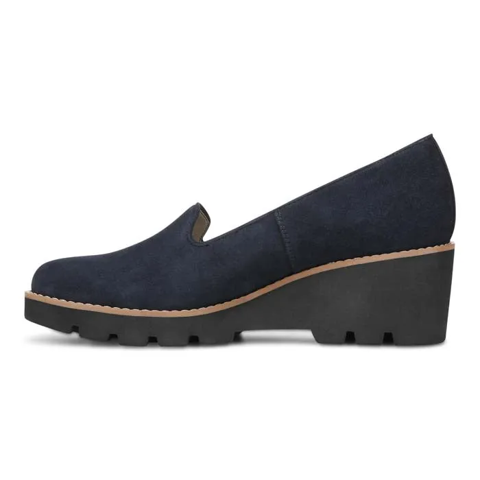City Utility Womens Vionic Willa Wedge in Navy