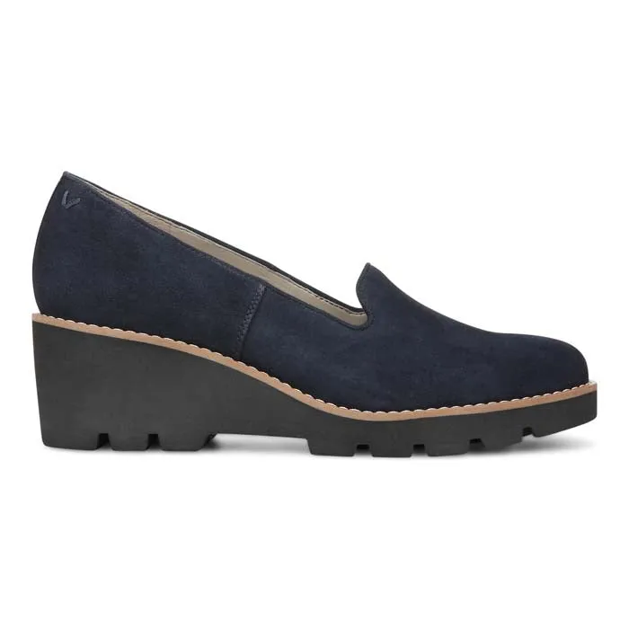 Smooth Padding Womens Vionic Willa Wedge in Navy