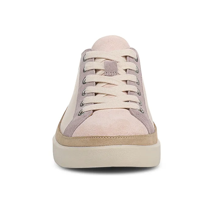 Platform Sole Effortless Style Womens Vionic Winny Lace Up Sneaker in Parchment/Cameo Rose