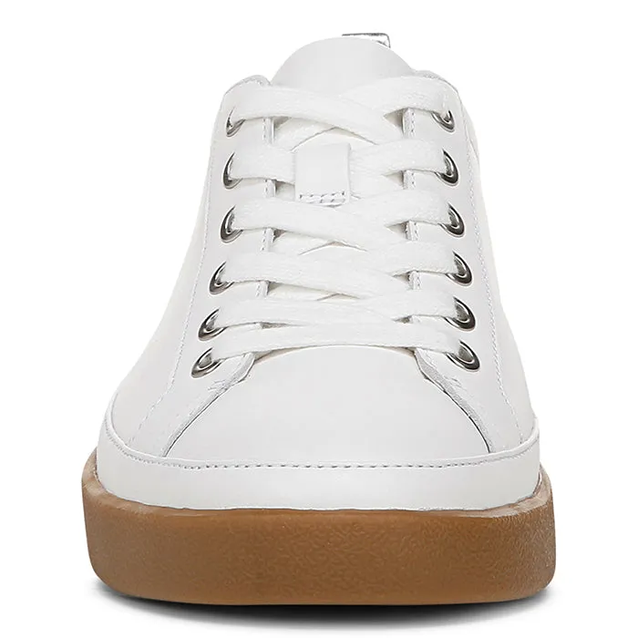 Womens Vionic Winny Lace Up Sneaker in White/Gum Weekend Look Active Design