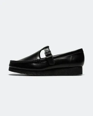 Womens Wallabee T Bar - Black Leather Durable outsole