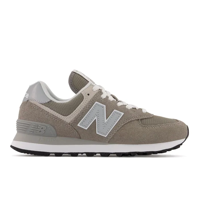Active Comfort Womens New Balance 574 Grey/White