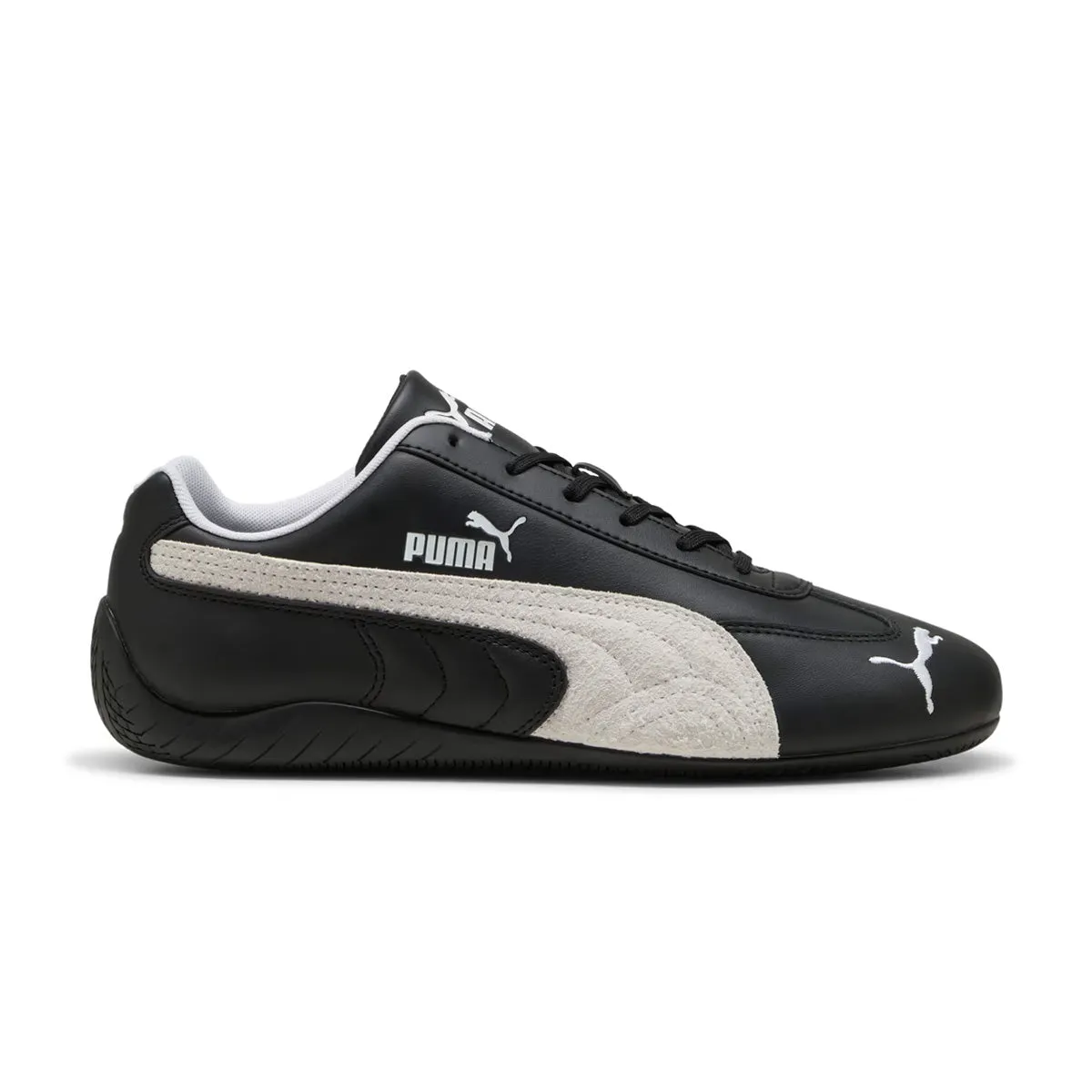 Speedcat Leather 'Black White' Suede Soft Care Ease