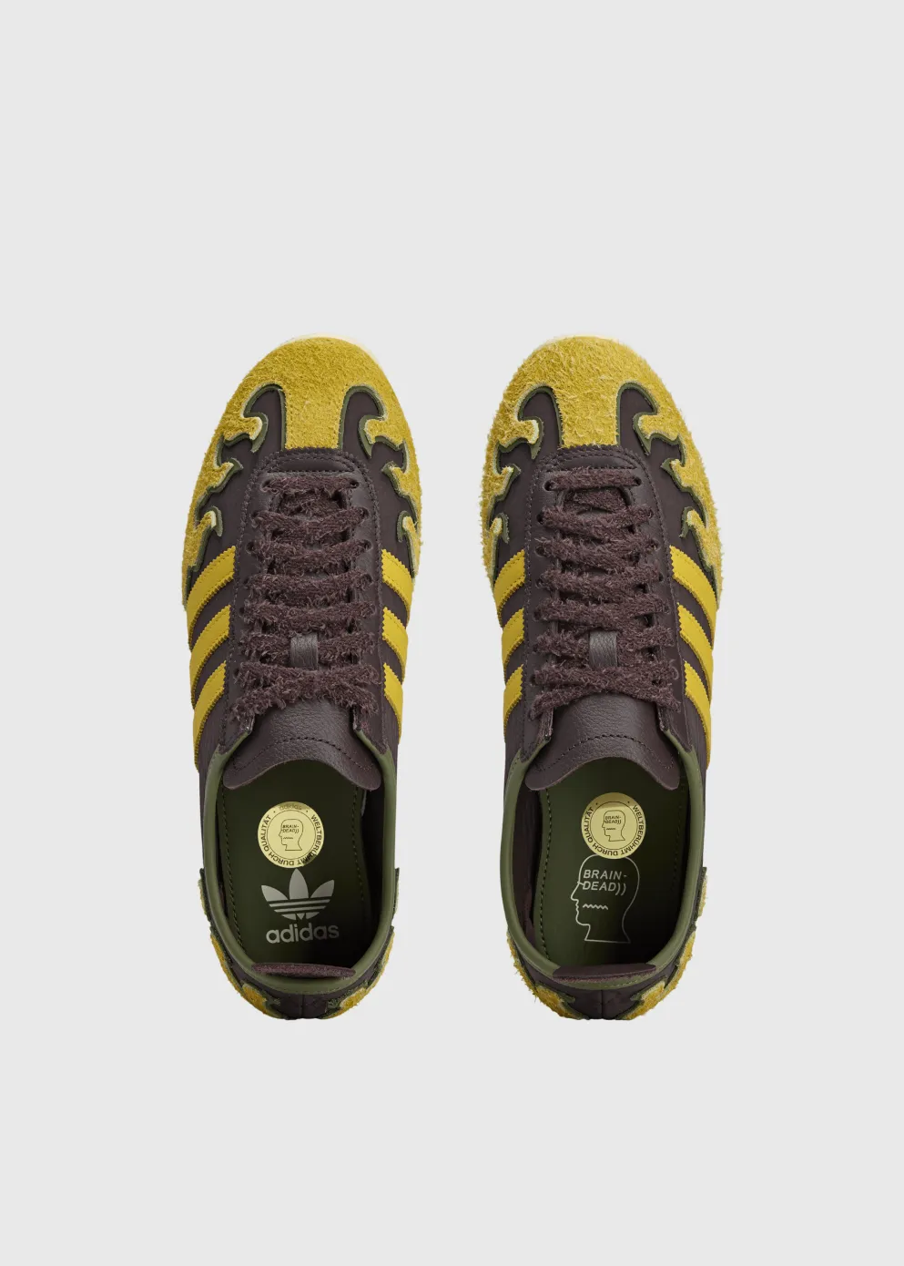 x Brain Dead Japan Lo 'Brown Hazel Yellow' Sneakers seductive