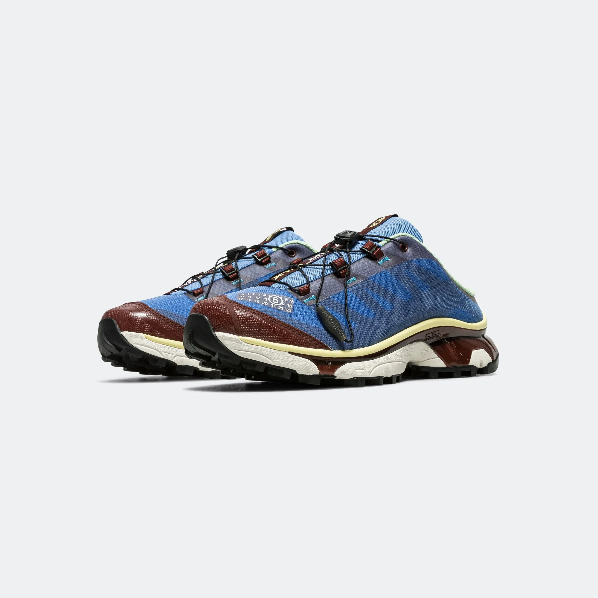XT-4 Mule x MM6 - Blue/Brown Effortless Silhouette Compression Molded Heel