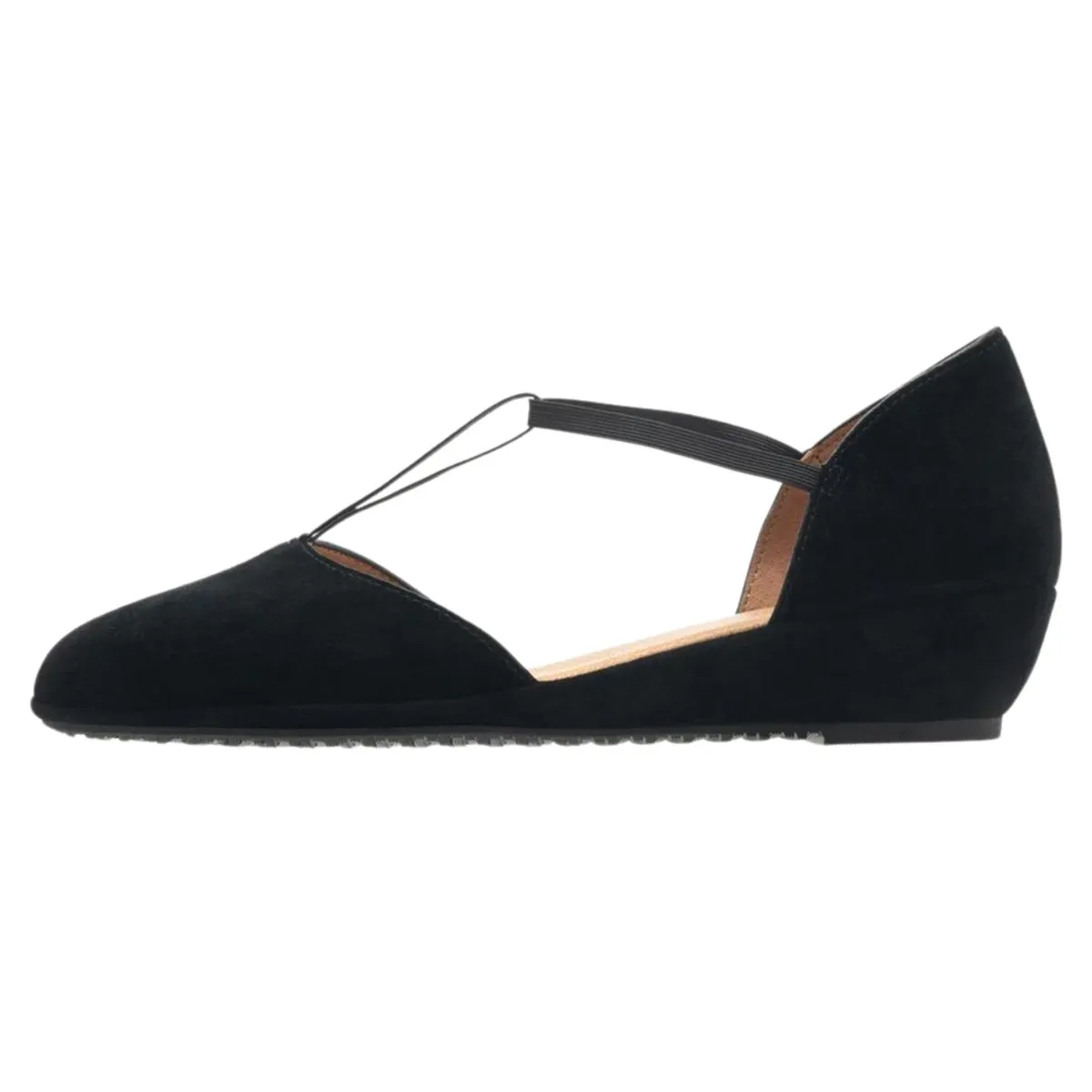 Yes Women's Patsy Black Suede Functional Contemporary Look