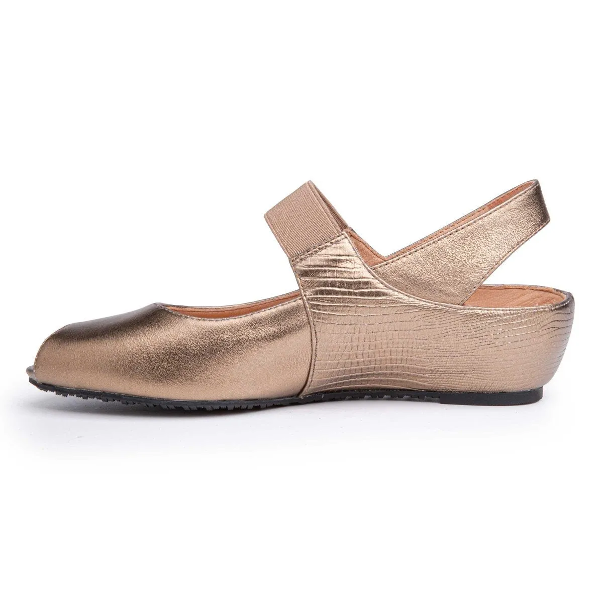 Yes Women's Paula Bronze Metallic Bold Profile quick dry