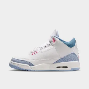 Comfort support Urban Walker Jordan 3 Retro GS White / Pink Glow - Cobalt Bliss