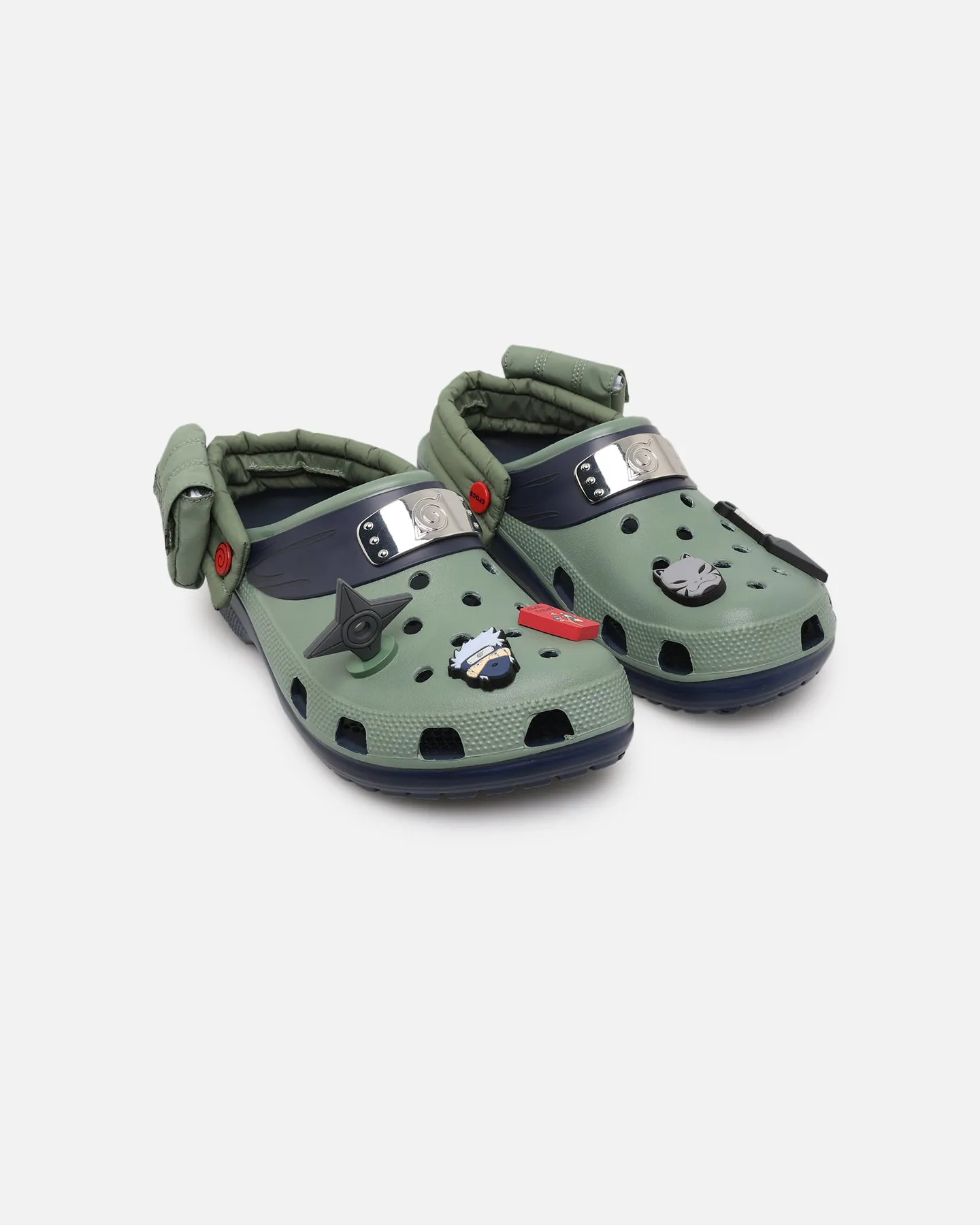 Beach Vibe Comfortable Insole Crocs X Naruto Kakashi Classic Clog Navy