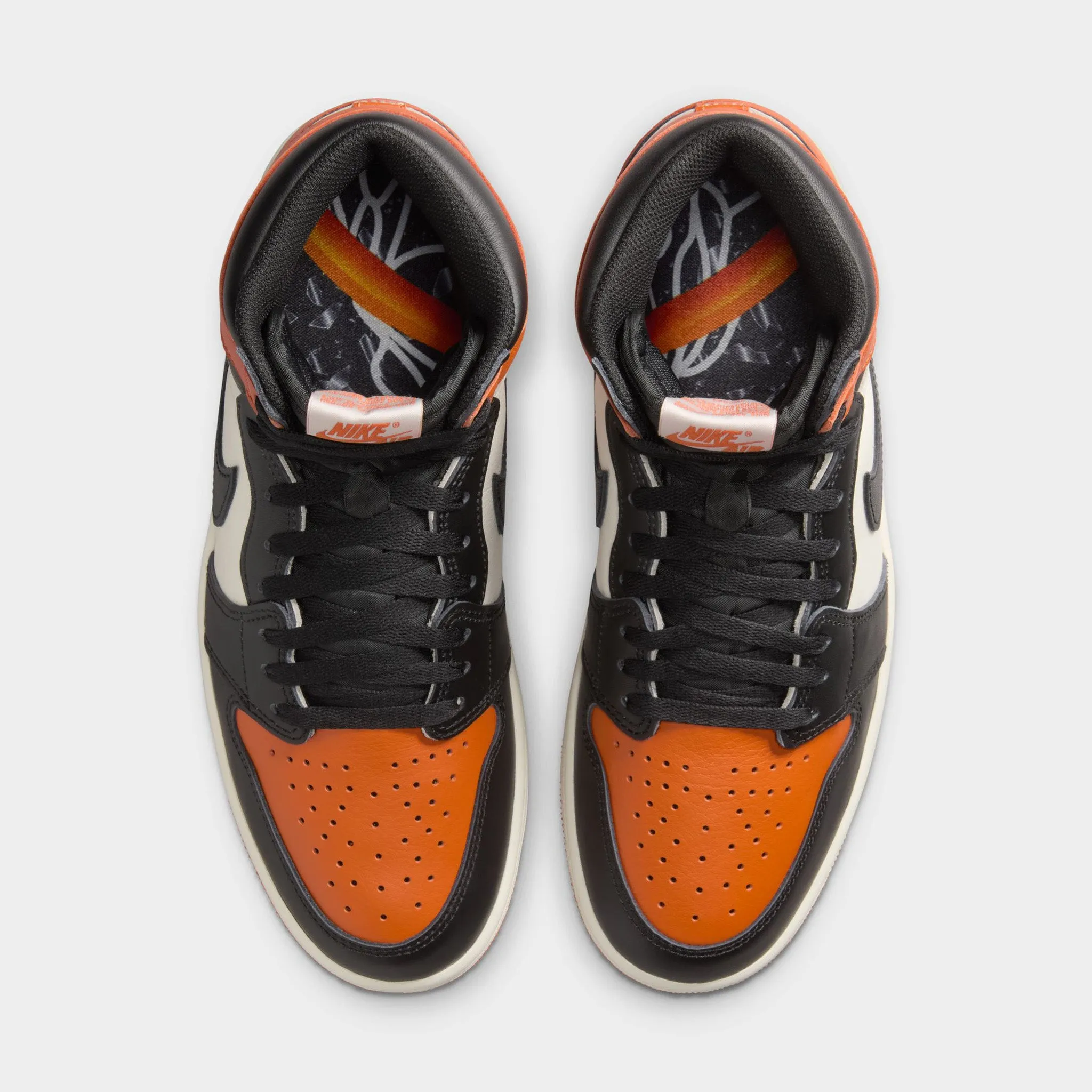 Comfort Ankle Cliff Edge Jordan 1 Retro High OG Black / Sail - Starfish