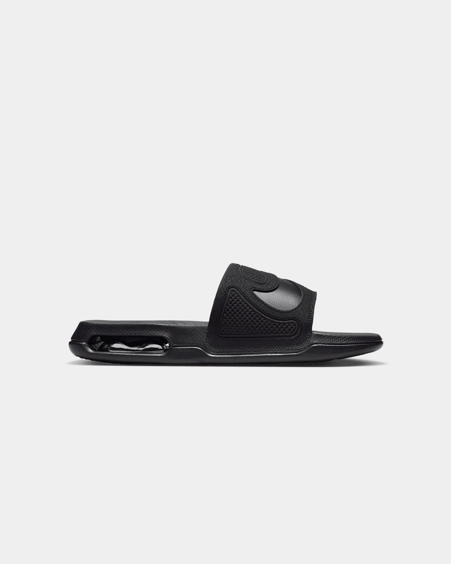Leather Nike Air Max Cirro Slides Black