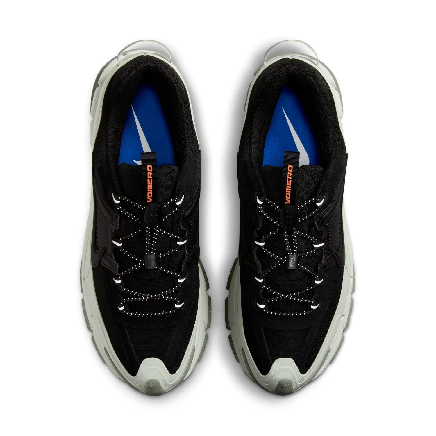 Zoom Vomero Roam 'Black Light Silver' Cushioned Footbed