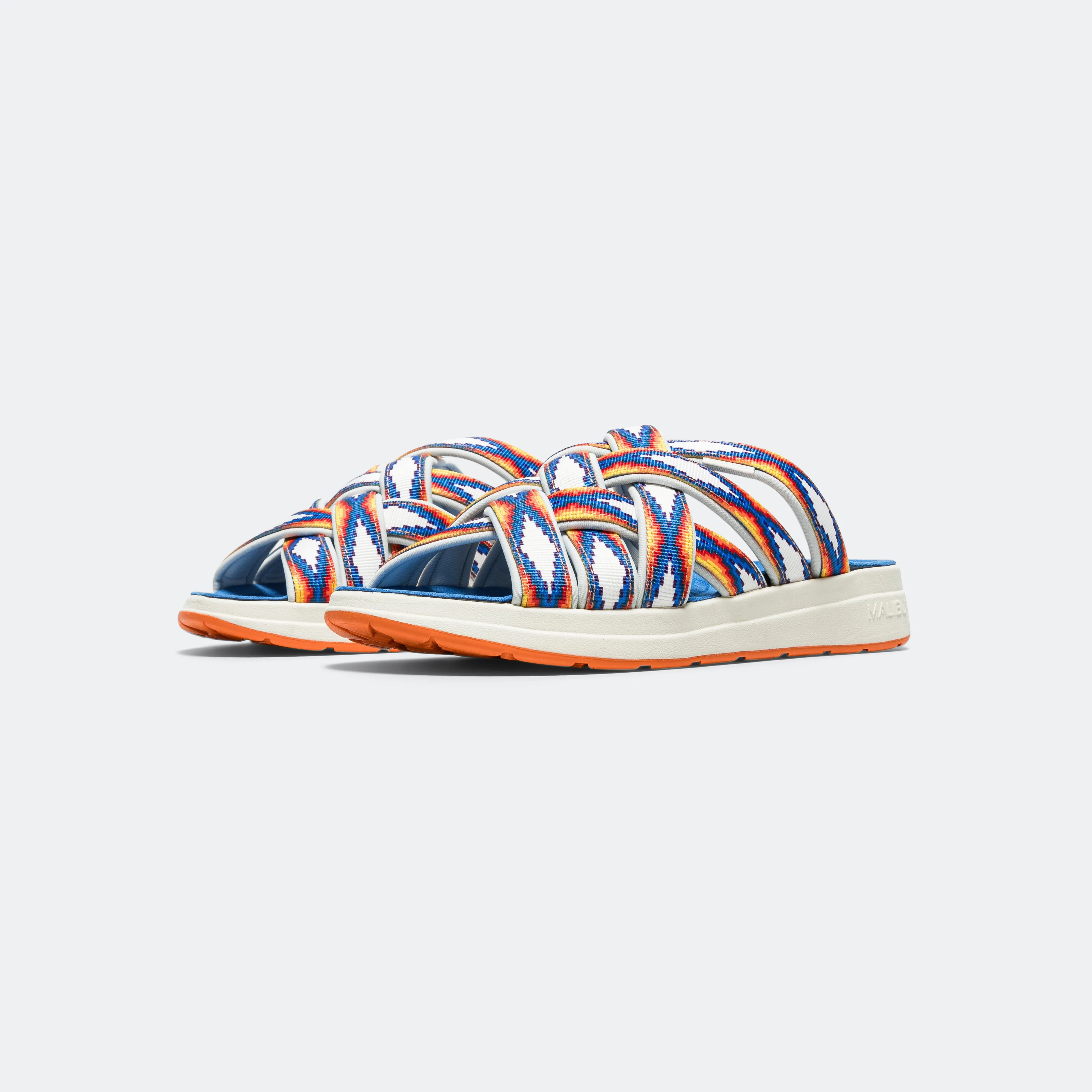 Beach Sandal Buckles Zuma LX Recycled Aztec Pattern - White/White