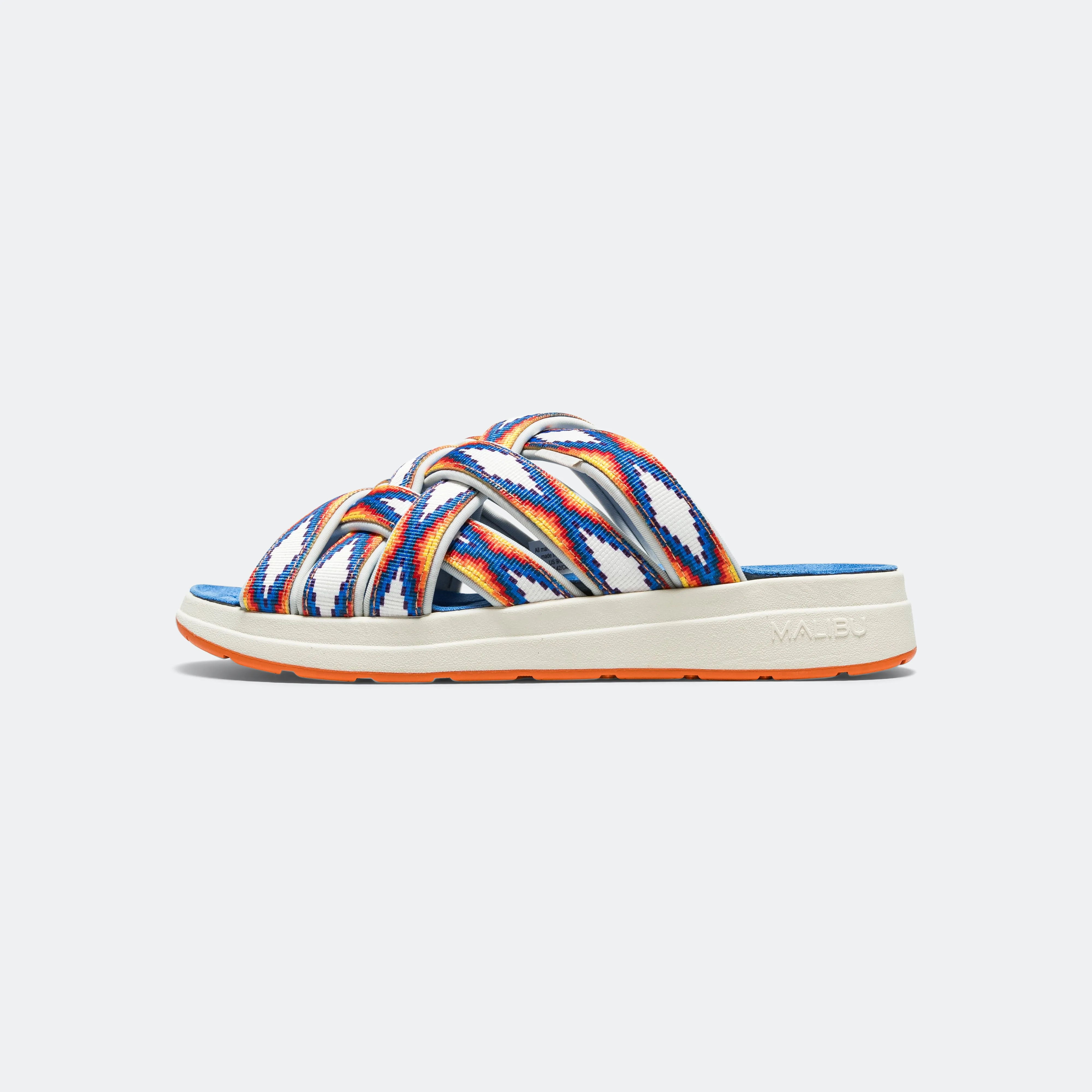 Relaxing Shoes Zuma LX Recycled Aztec Pattern - White/White