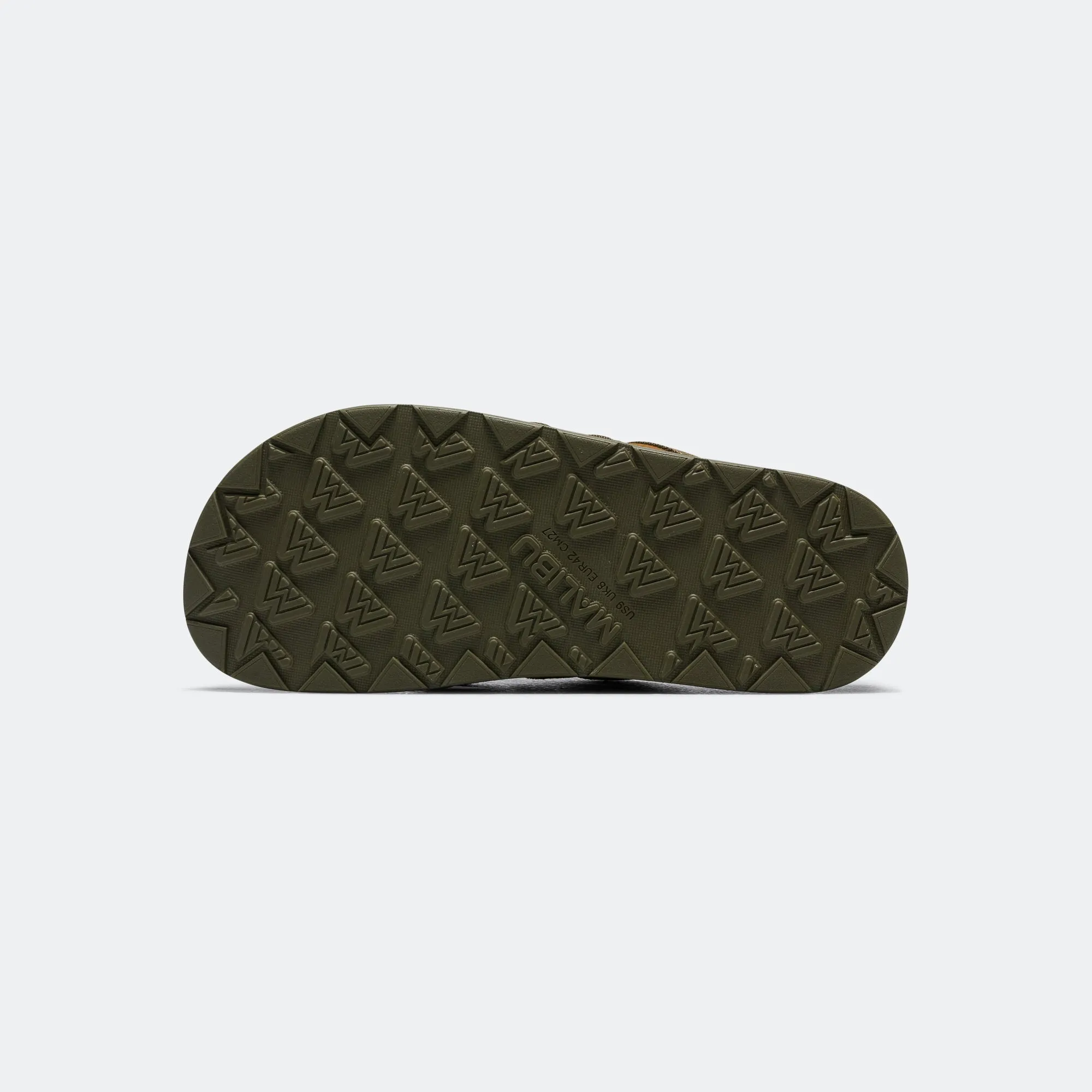 Zuma LX Recycled - Olive Comfortable Insole Y Strap Design