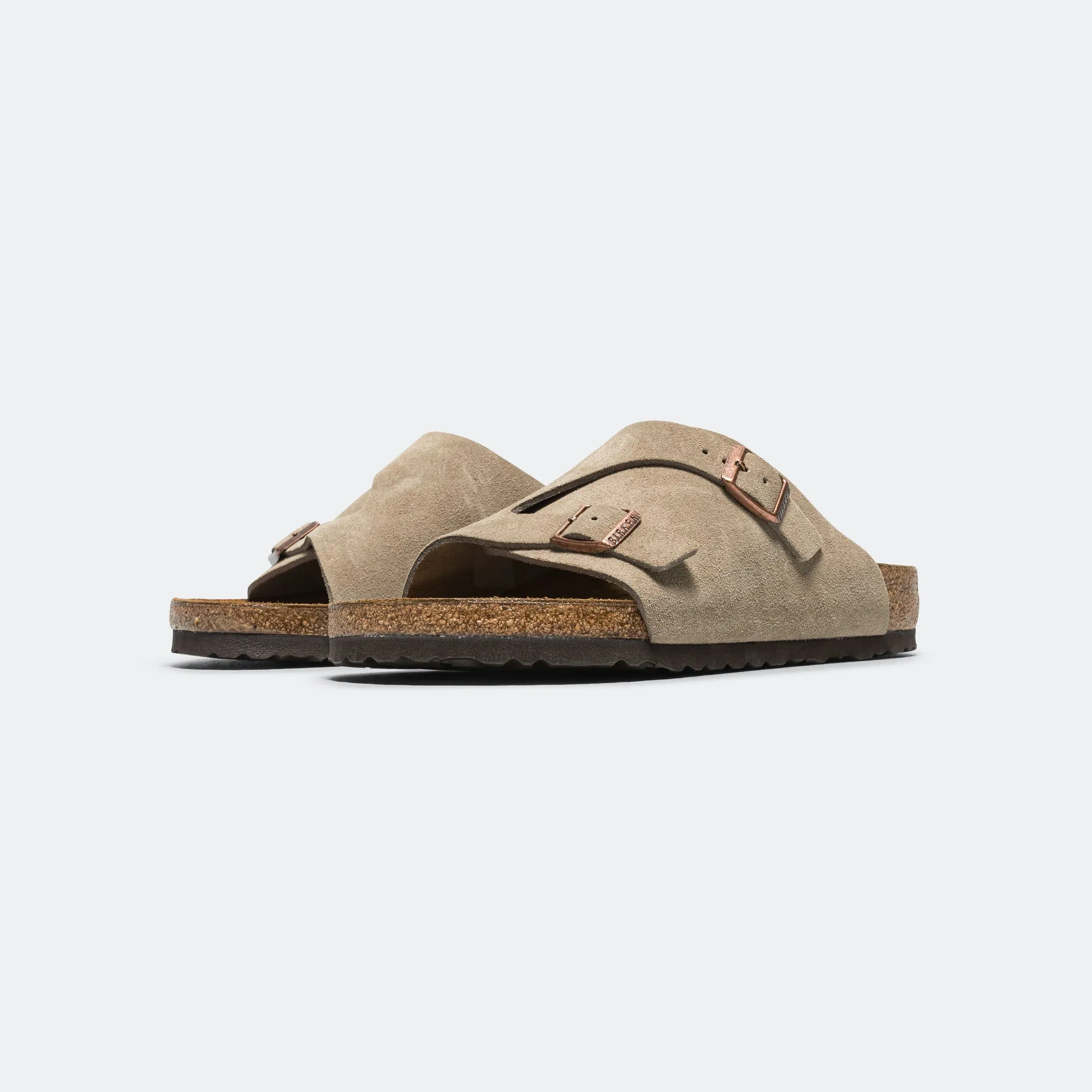 Fast Drying Effortless Walking Zurich - Taupe Suede Leather