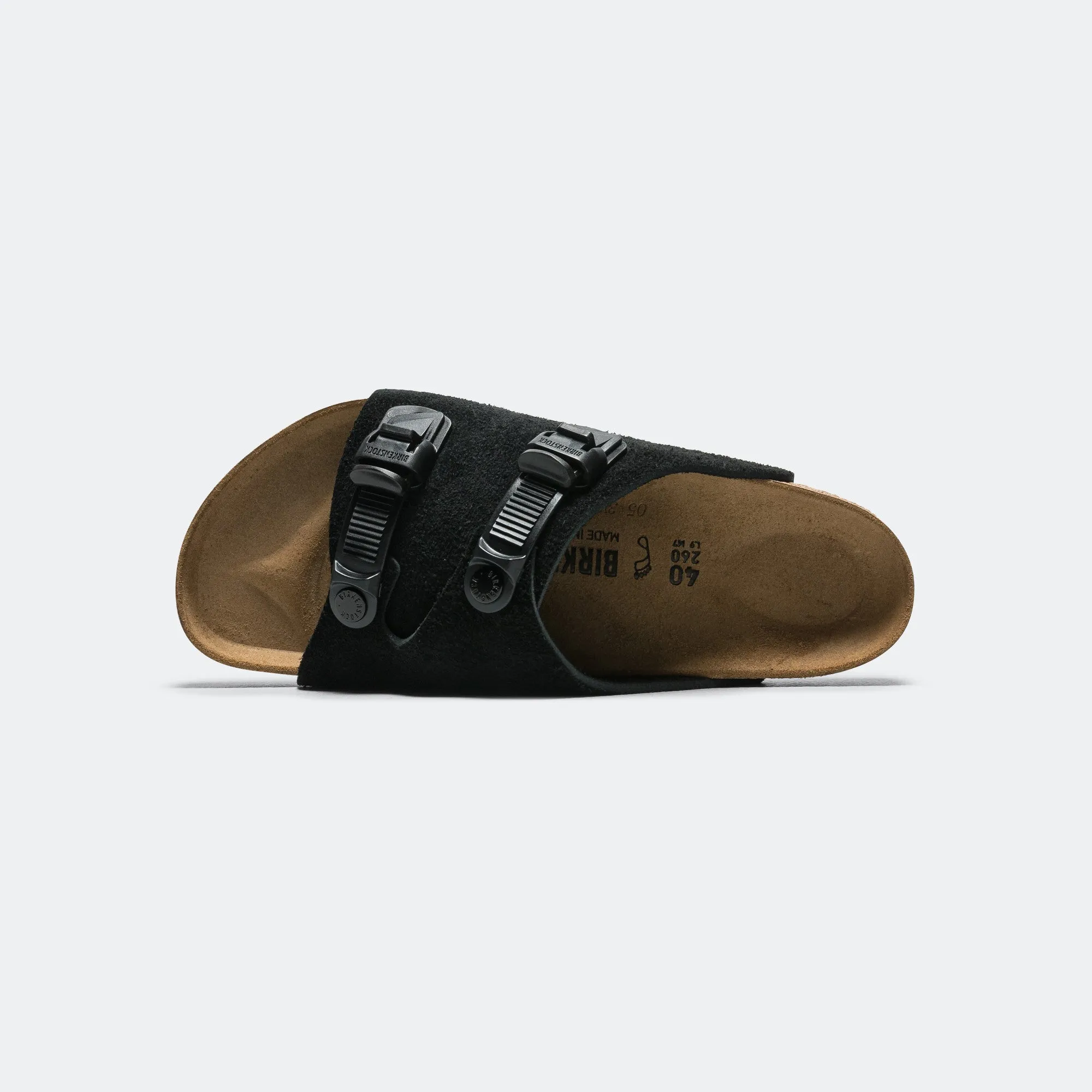 Stay Casual Zurich Tech - Black Suede Leather
